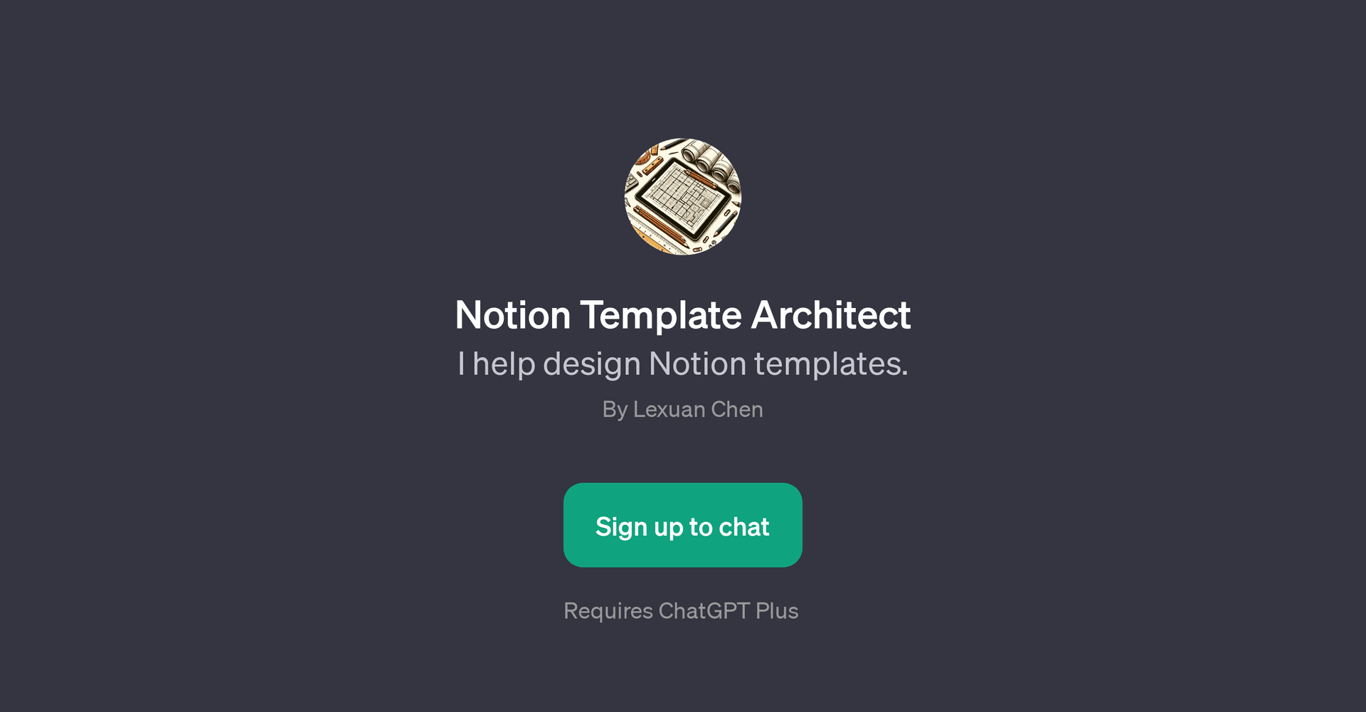 Notion Template Architect