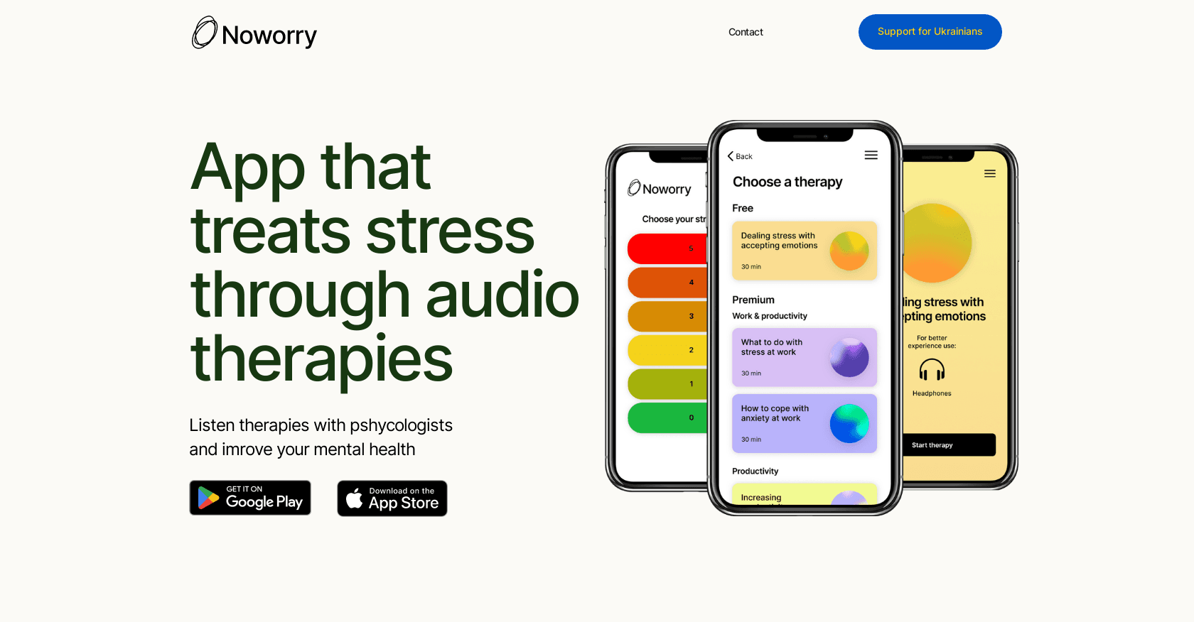 Noworry AI psychologist