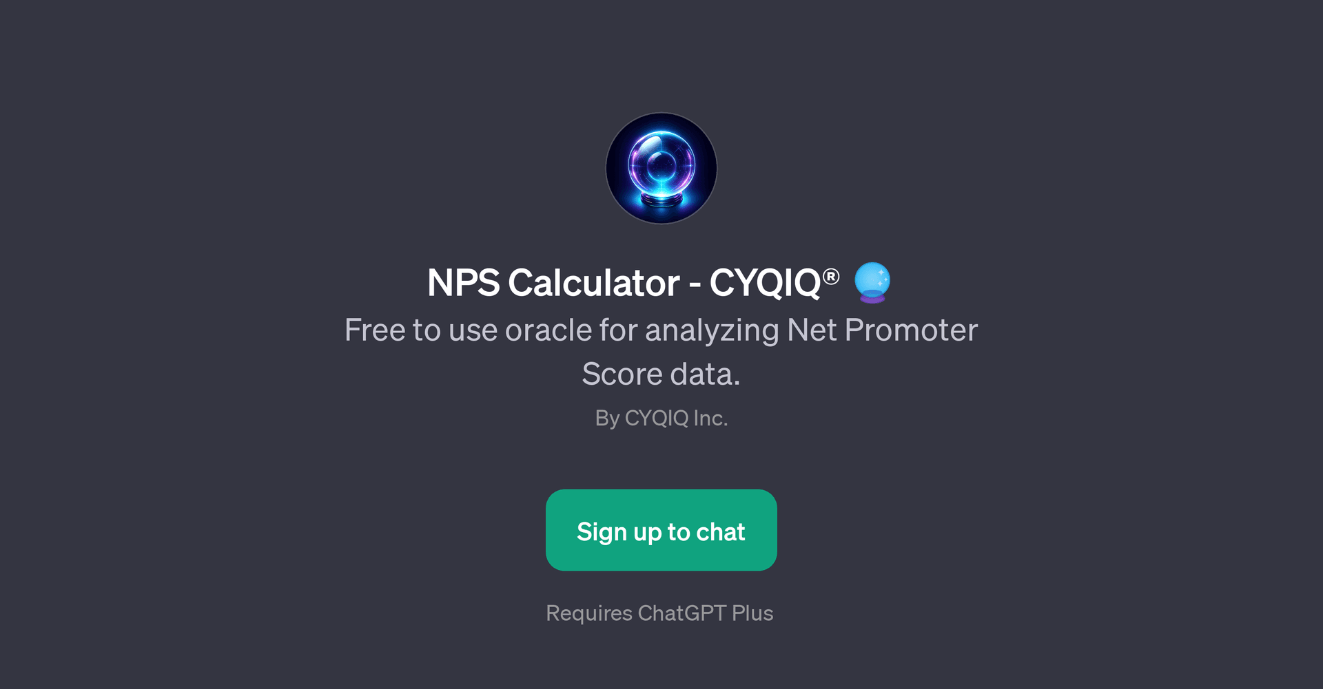 NPS Calculator - CYQIQ
