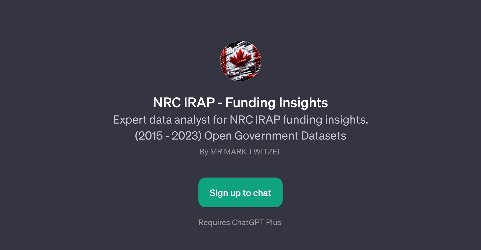 NRC IRAP - Funding Insights