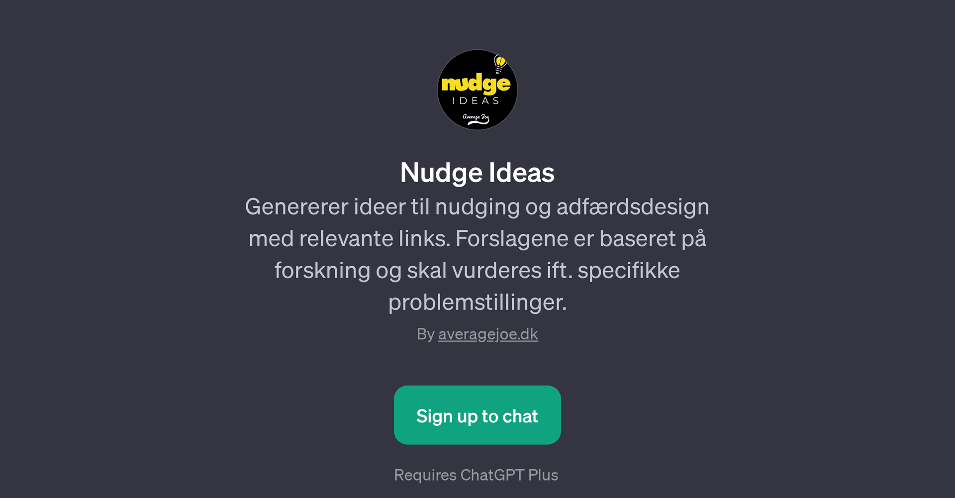 Nudge Ideas