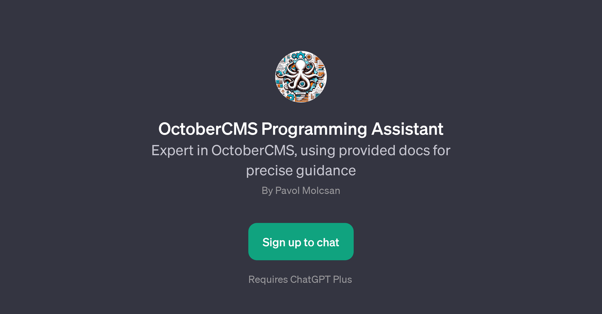 OctoberCMS Programming Assistant