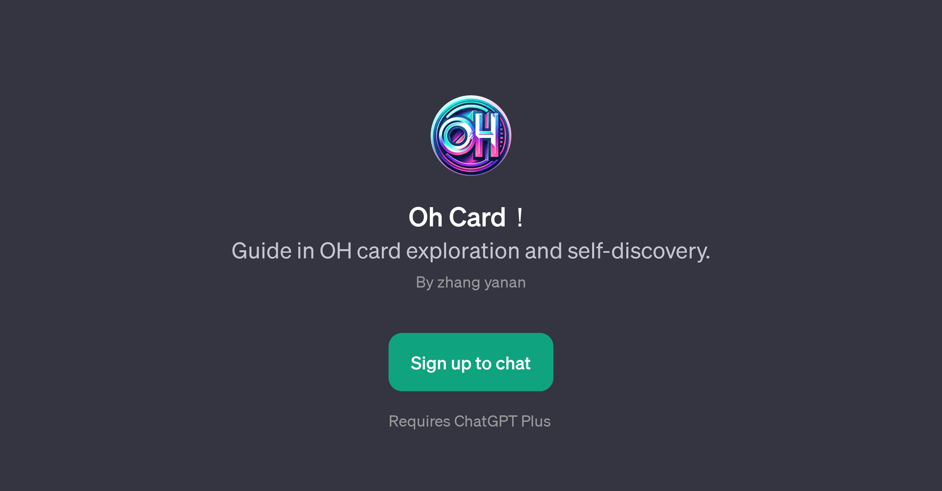 Oh Card