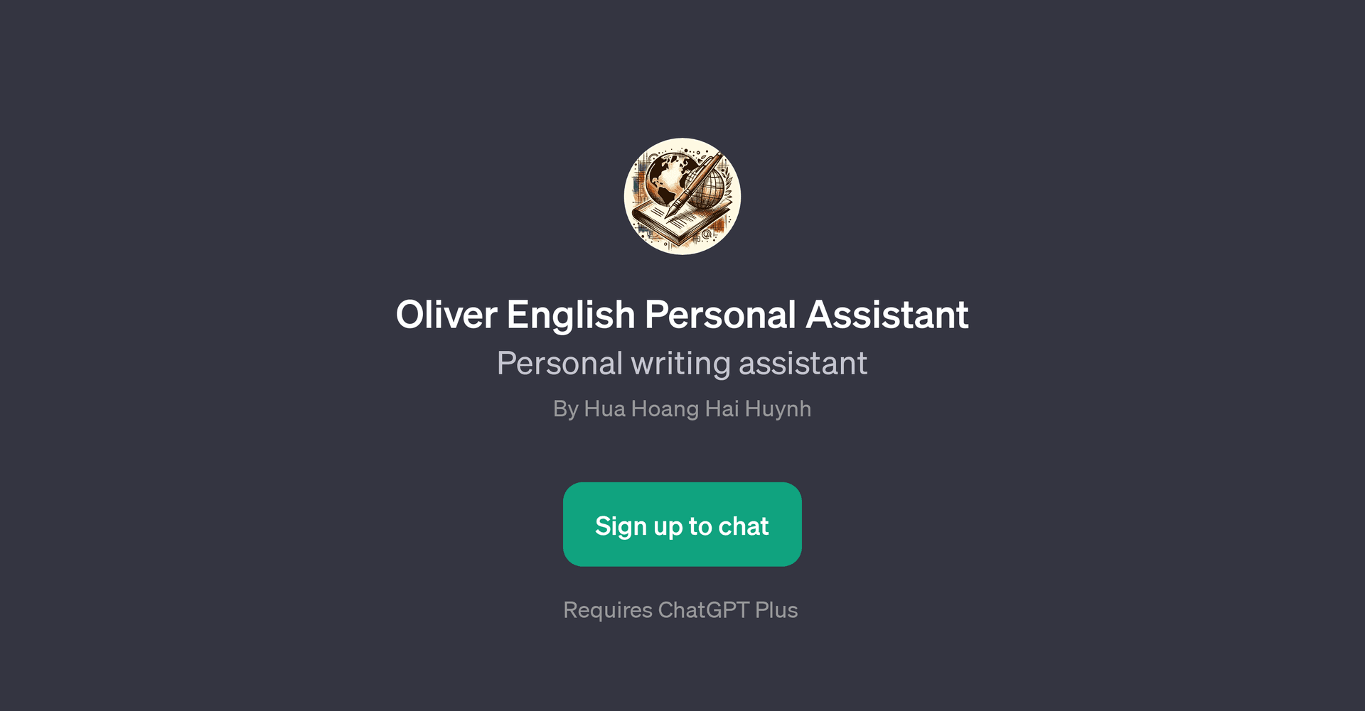 Oliver English Personal Assistant