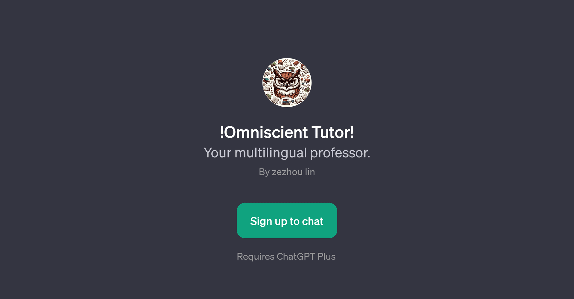 Omniscient Tutor