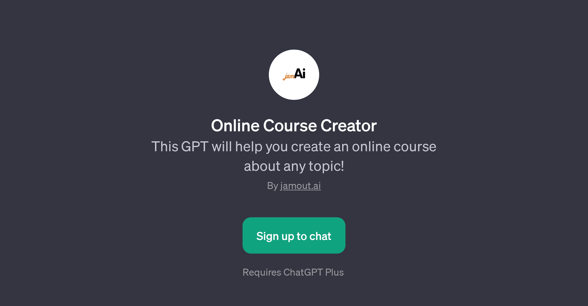Online Course Creator