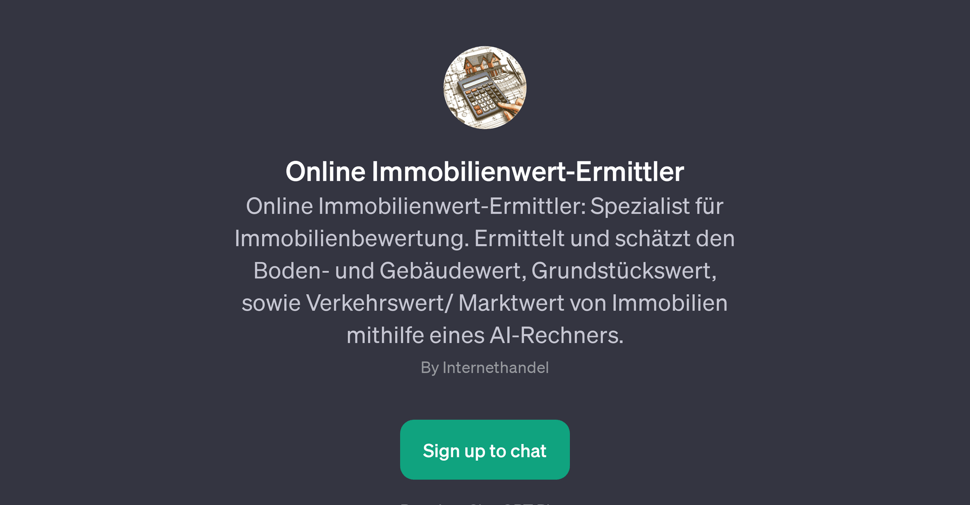 Online Immobilienwert-Ermittler