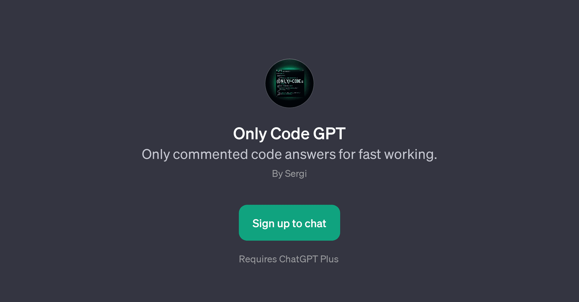 Only Code GPT