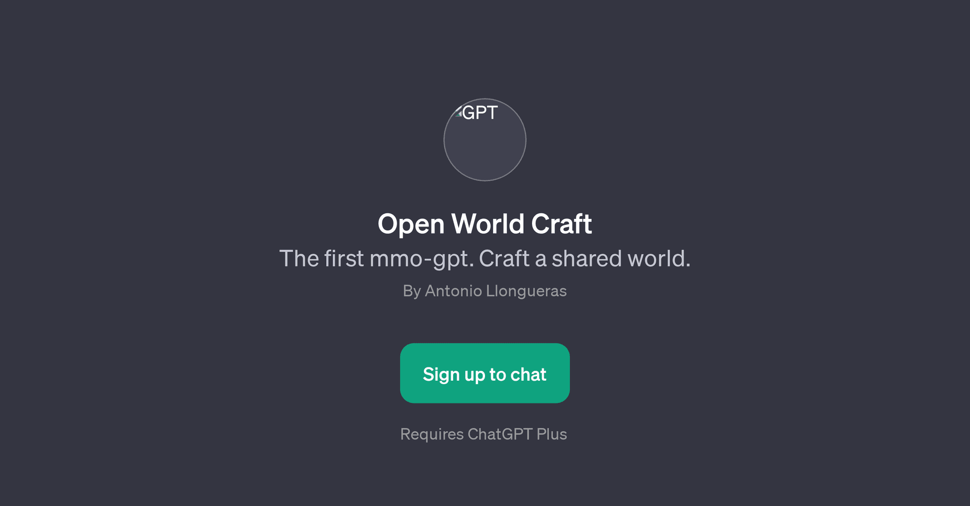 Open World Craft
