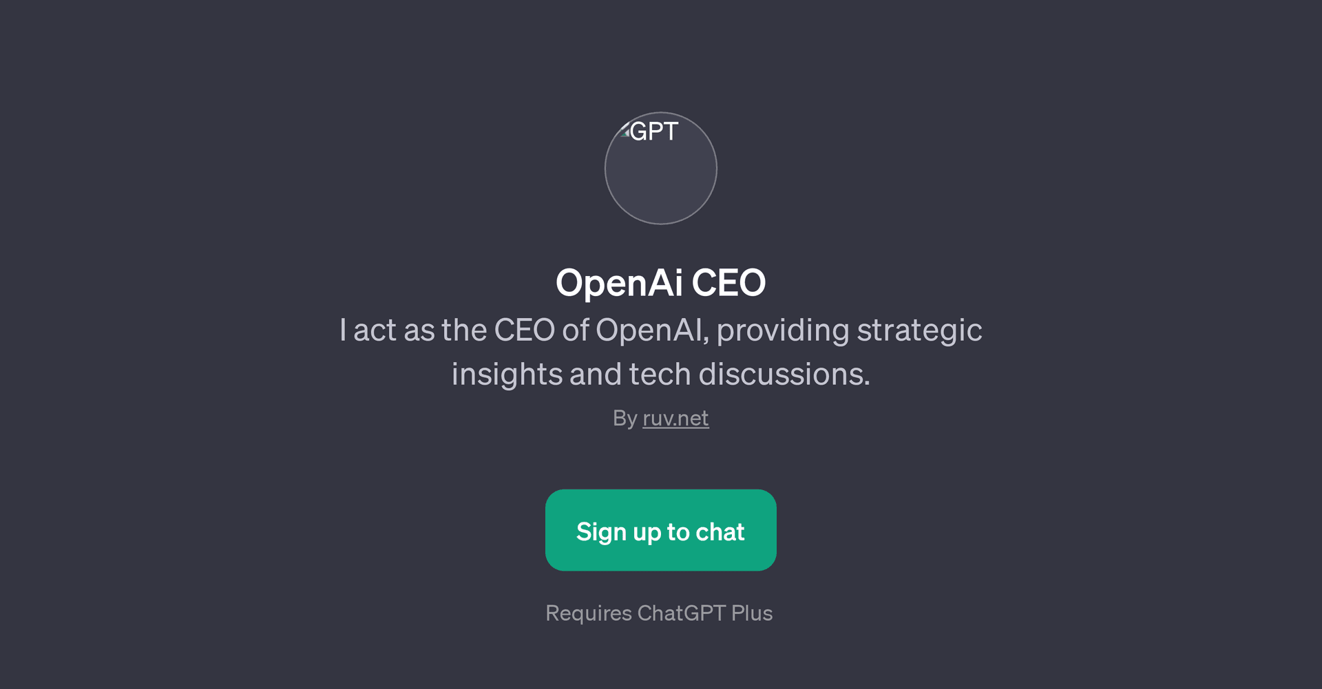 OpenAi CEO