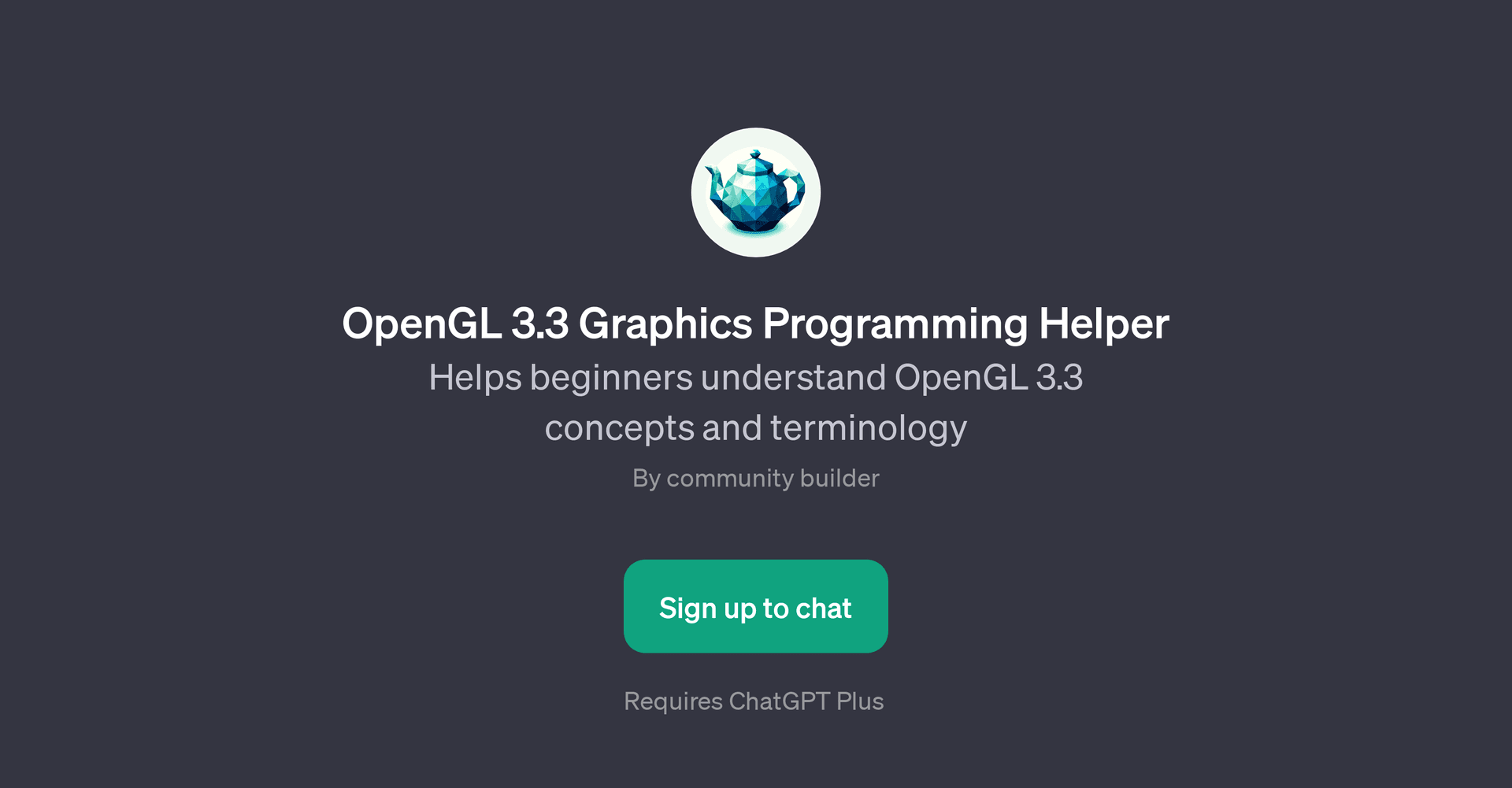 OpenGL 3.3 Graphics Programming Helper