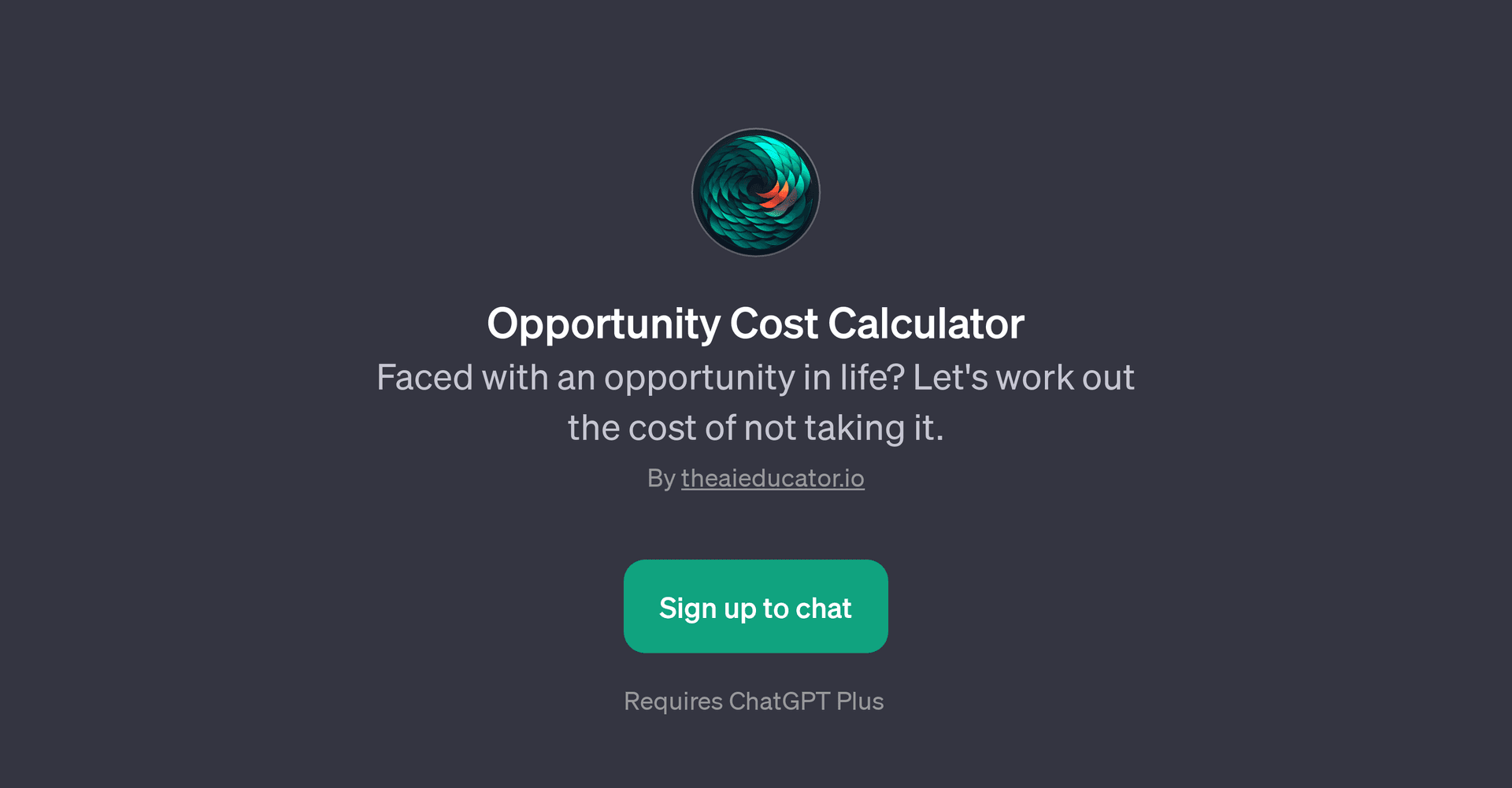 Opportunity Cost Calculator
