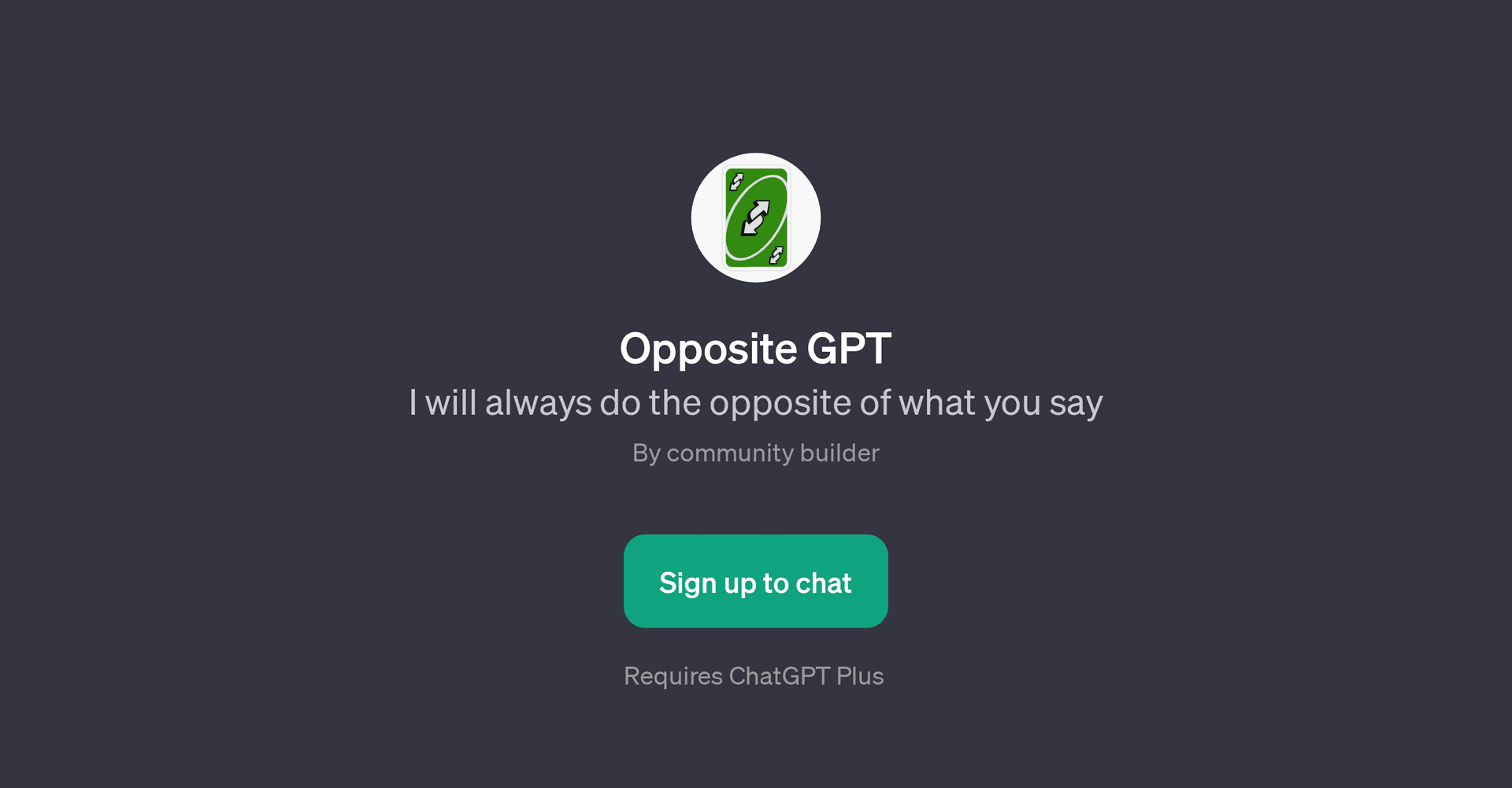 Opposite GPT