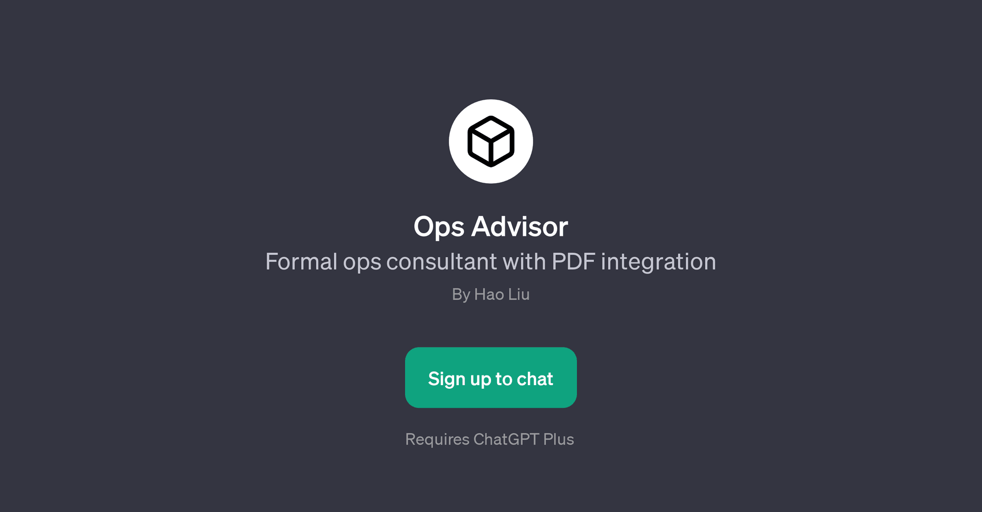Ops Advisor