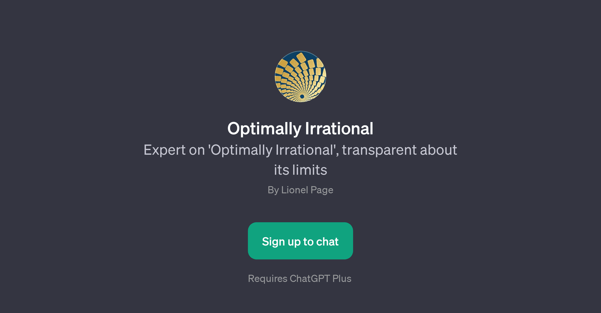 Optimally Irrational