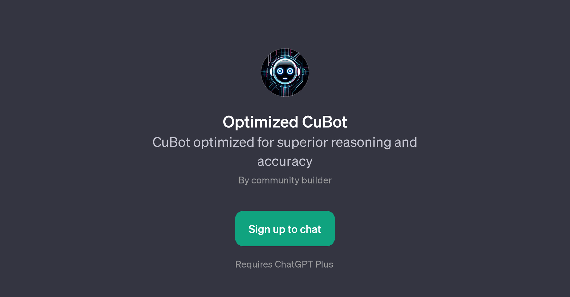 Optimized CuBot