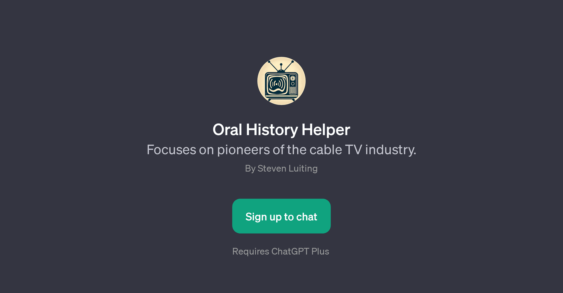 Oral History Helper