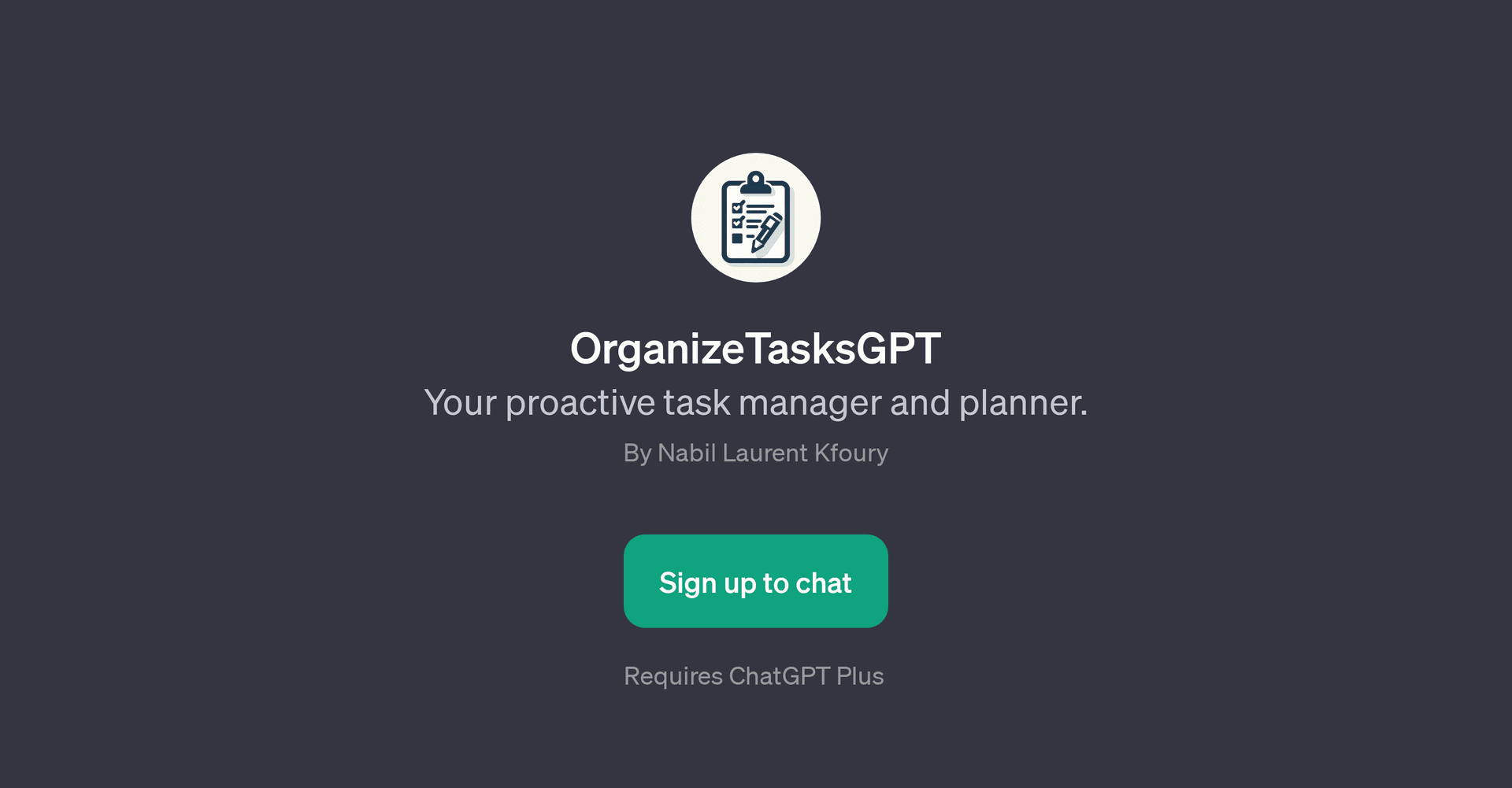 OrganizeTasksGPT