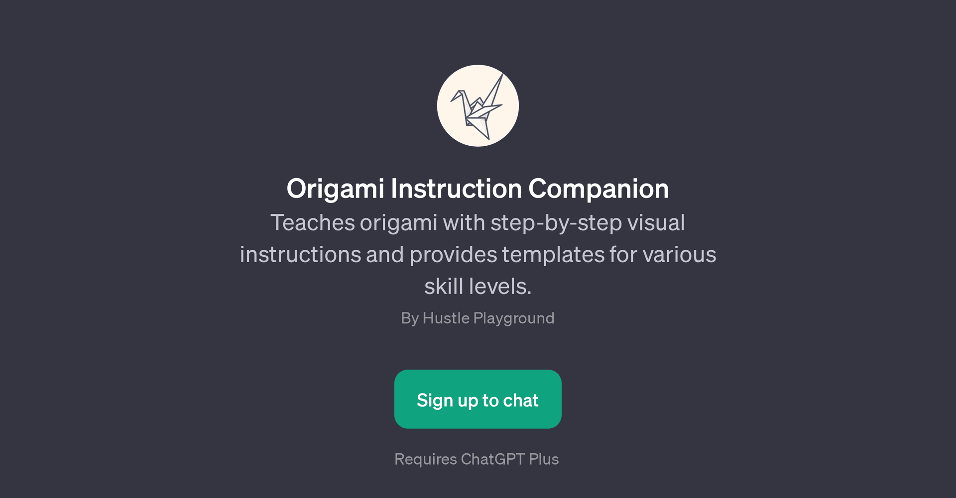 Origami Instruction Companion
