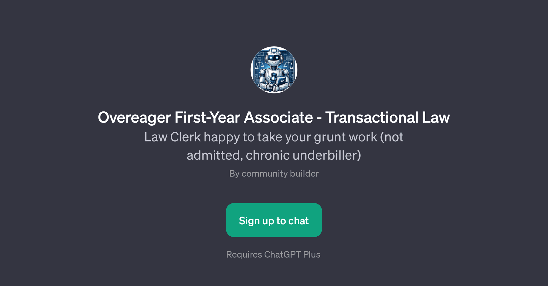 Overeager First-Year Associate - Transactional Law