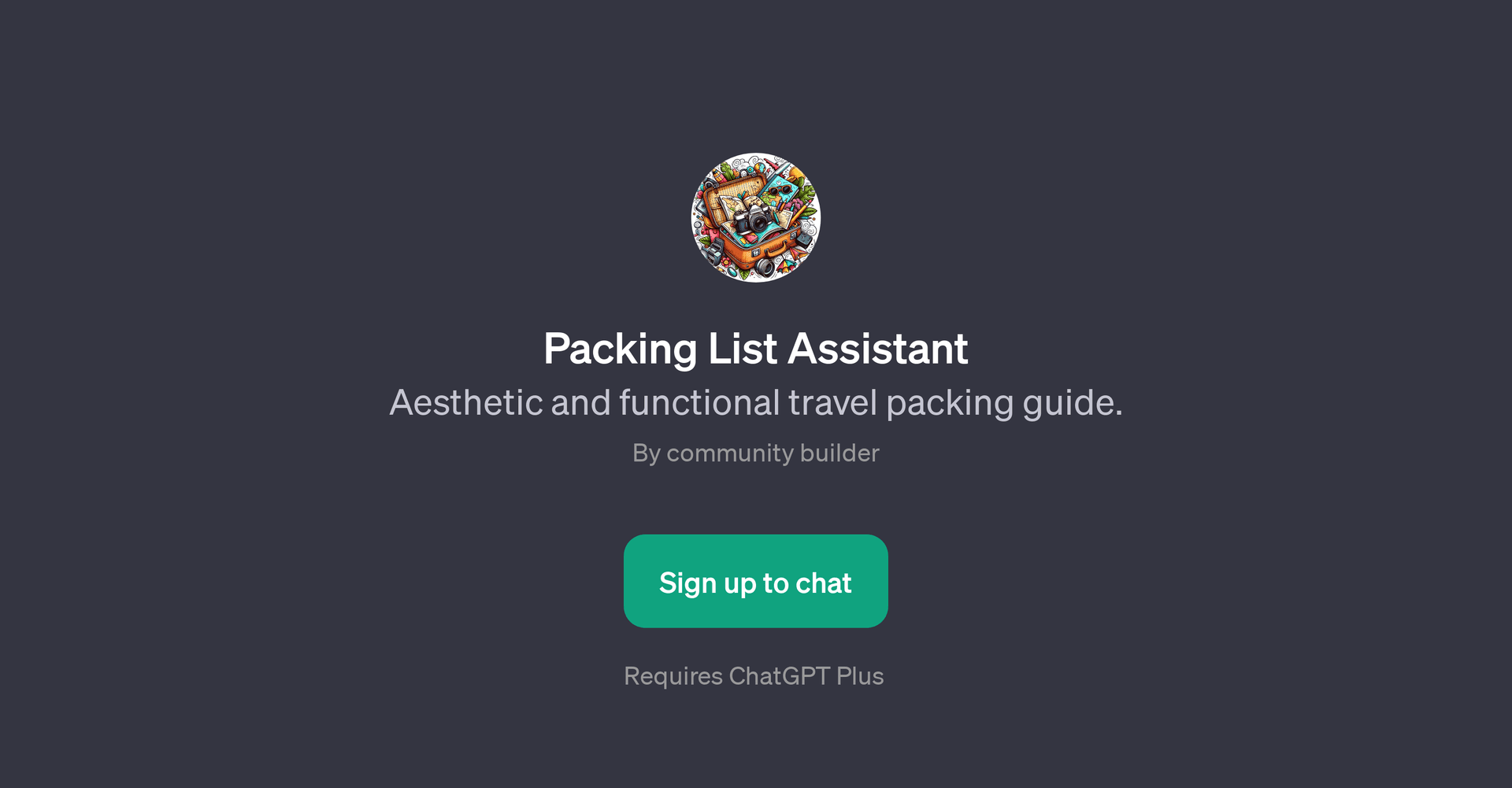 Packing List Assistant