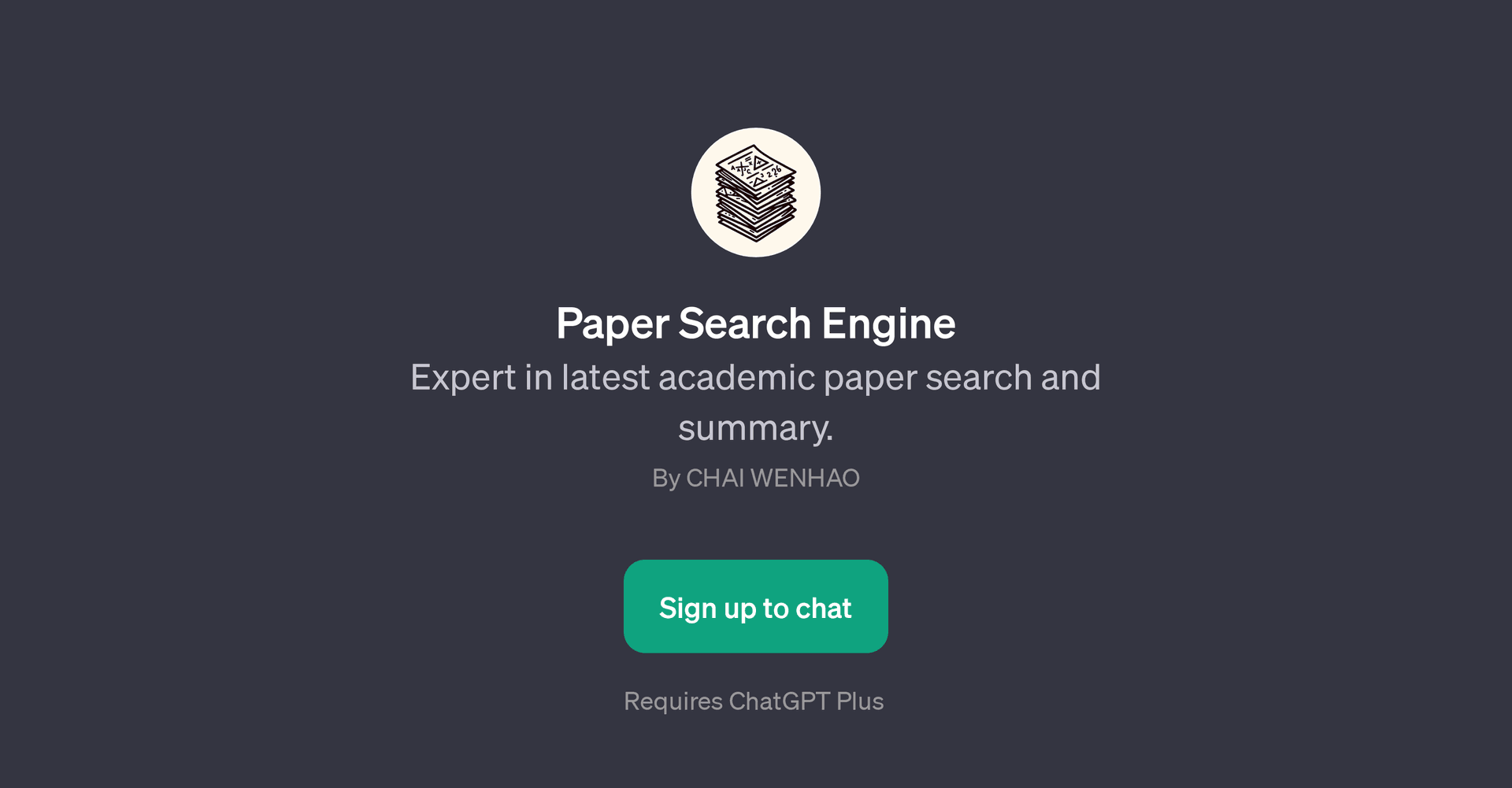 Paper Search Engine