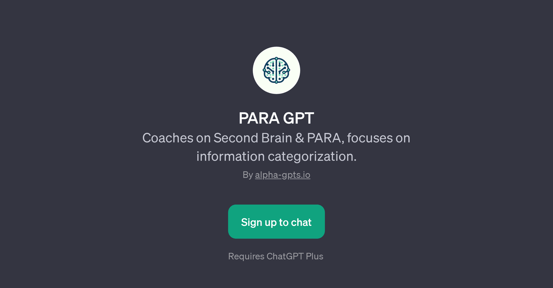 PARA GPT
