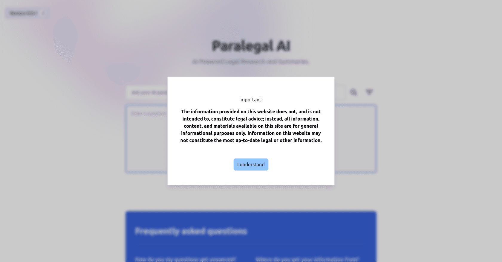 Paralegal AI