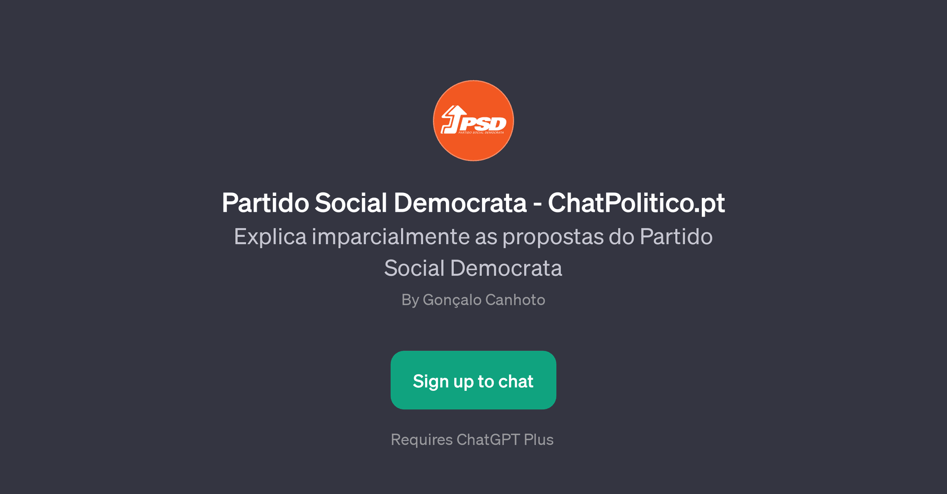 Partido Social Democrata - ChatPolitico.pt