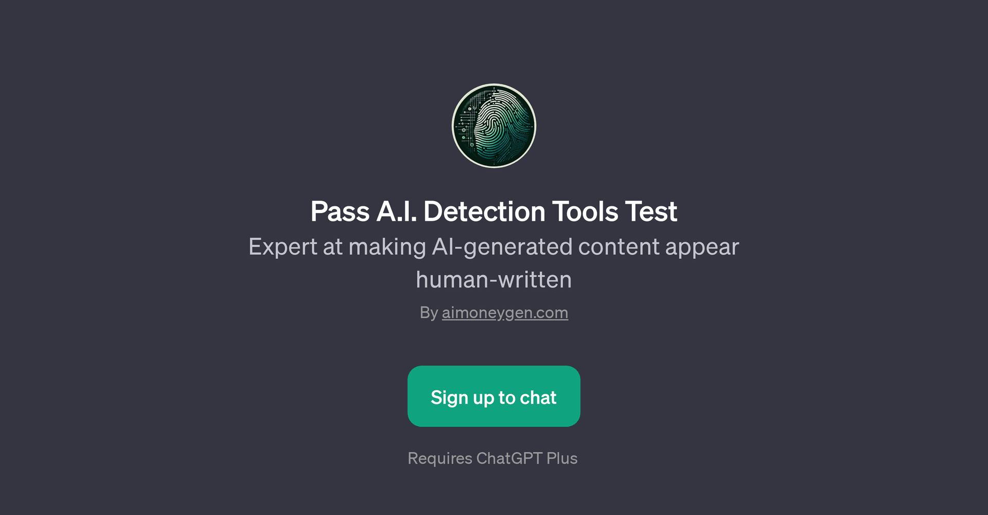 Pass A.I. Detection Tools Test
