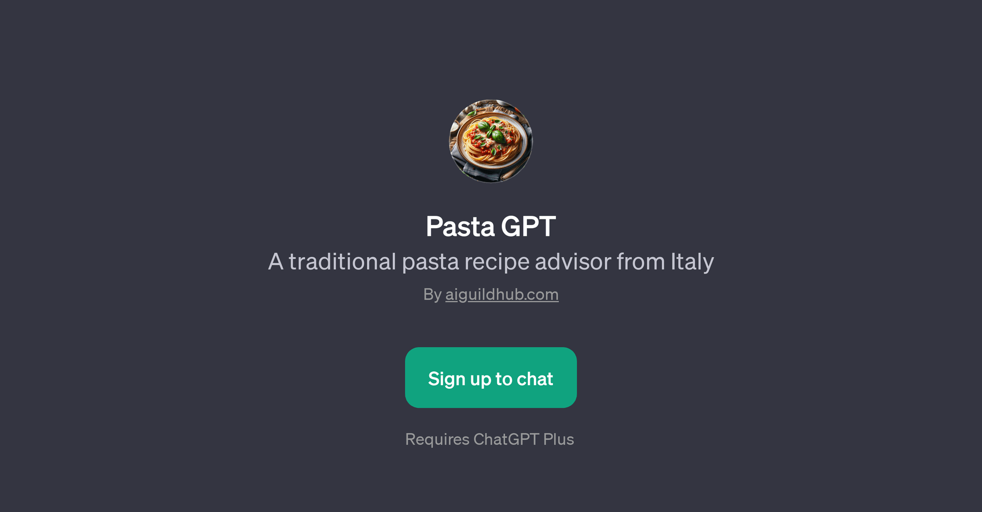 Pasta GPT