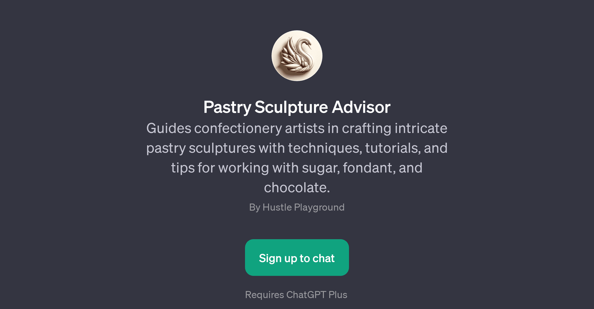 Pastry Sculpture Advisor