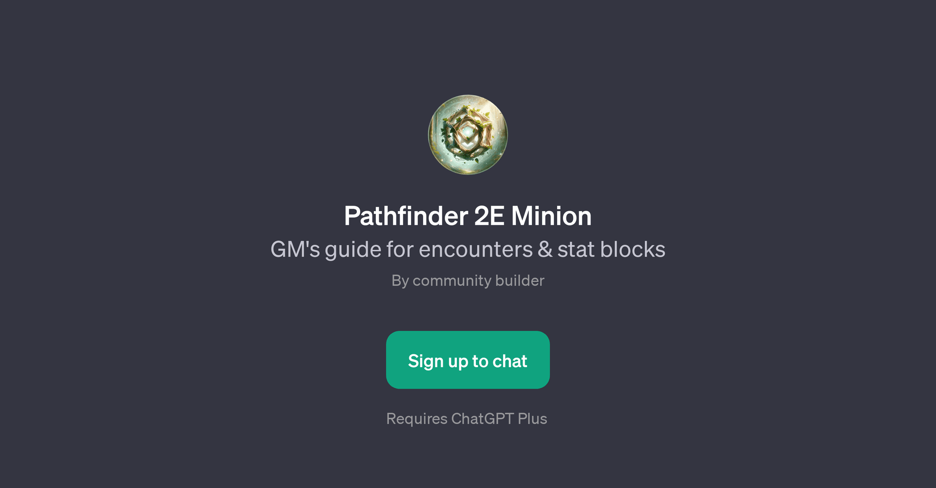 Pathfinder 2E Minion
