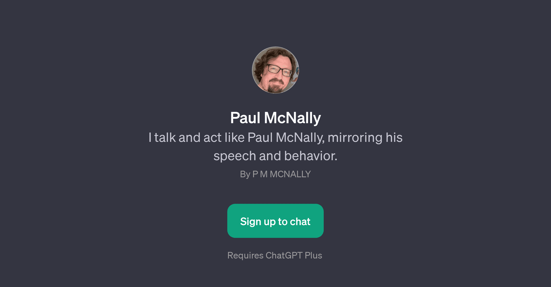 Paul McNally GPT