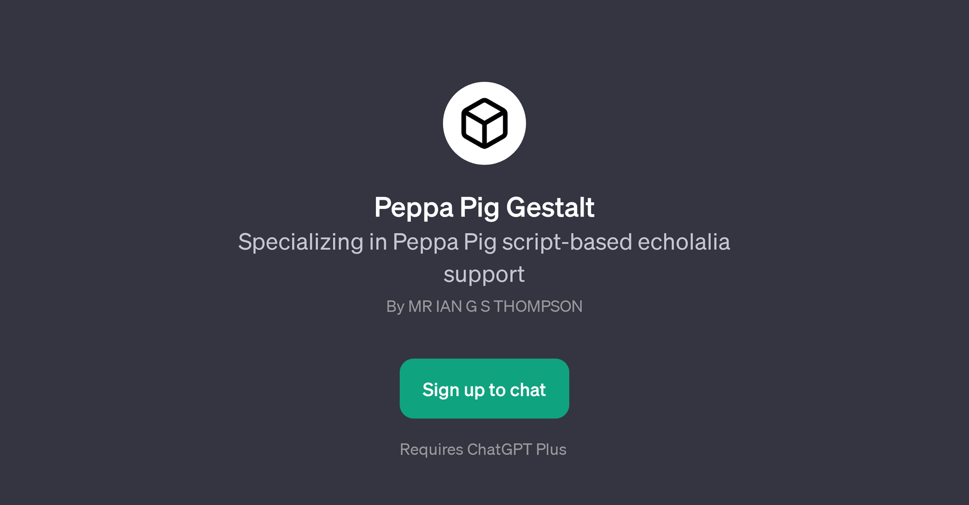 Peppa Pig Gestalt