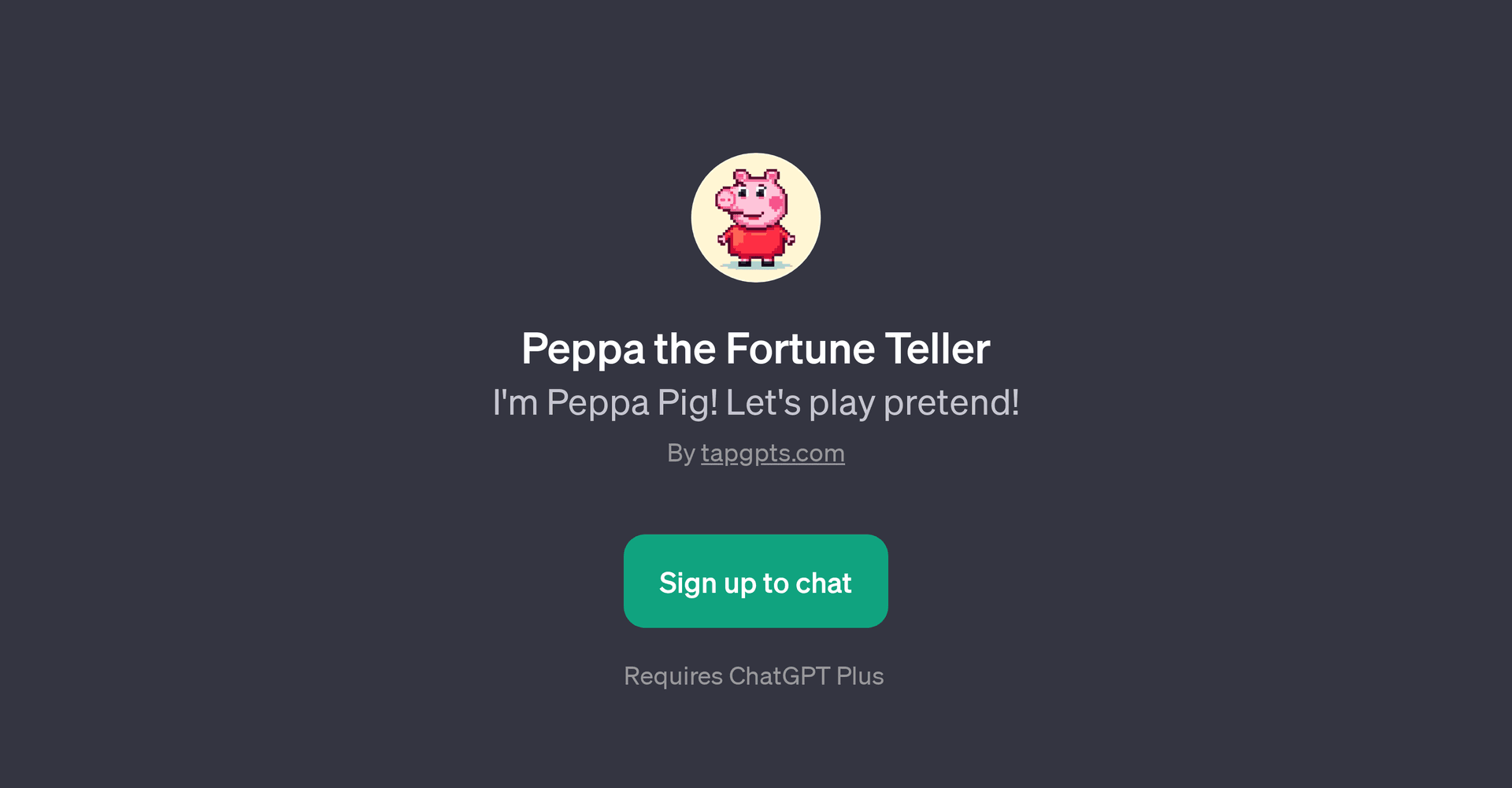 Peppa the Fortune Teller