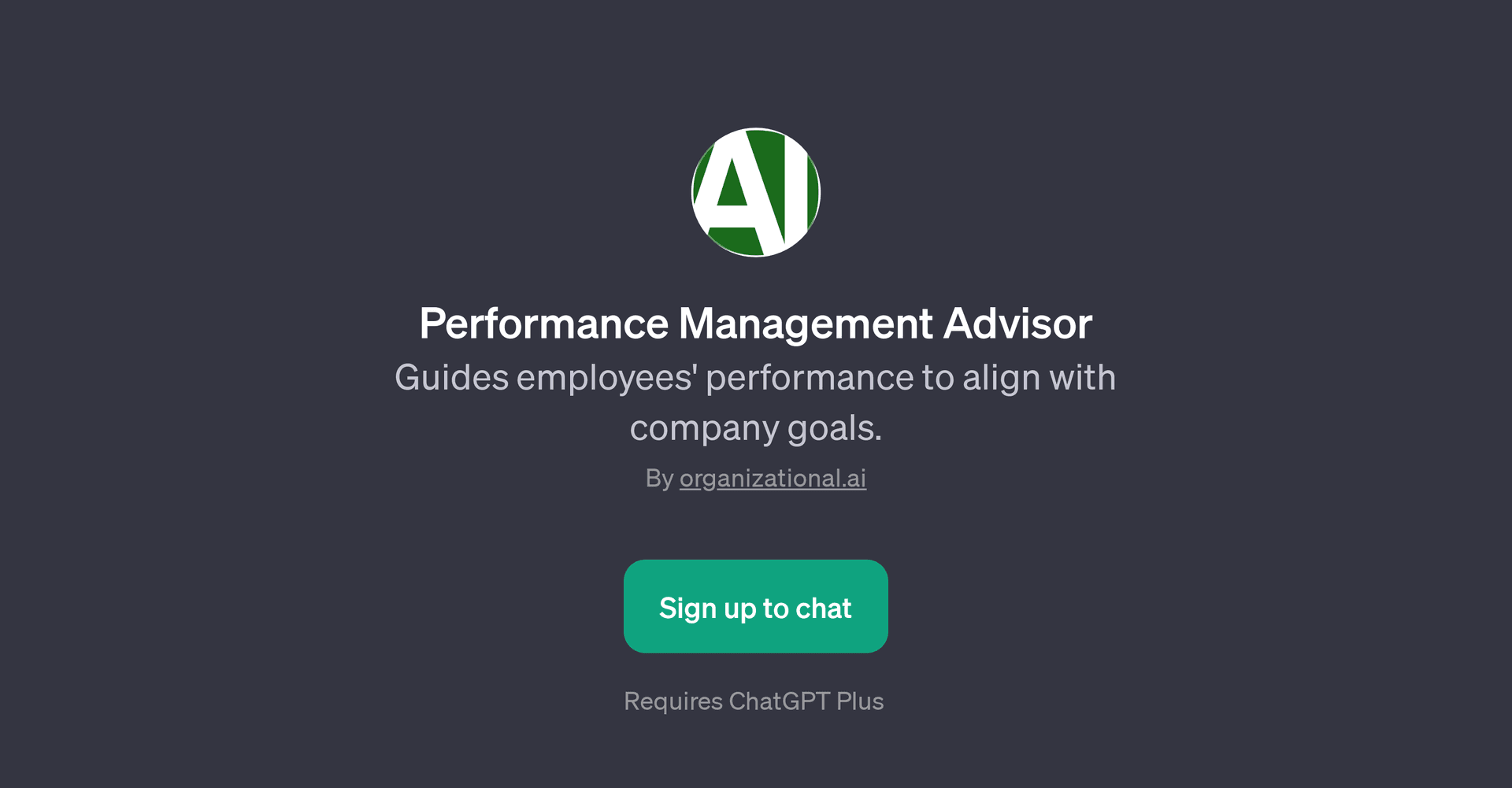 Performance Management Advisor