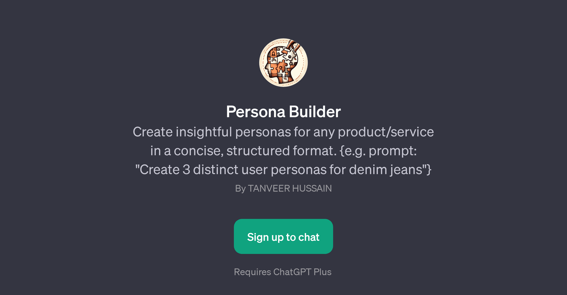 Persona Builder
