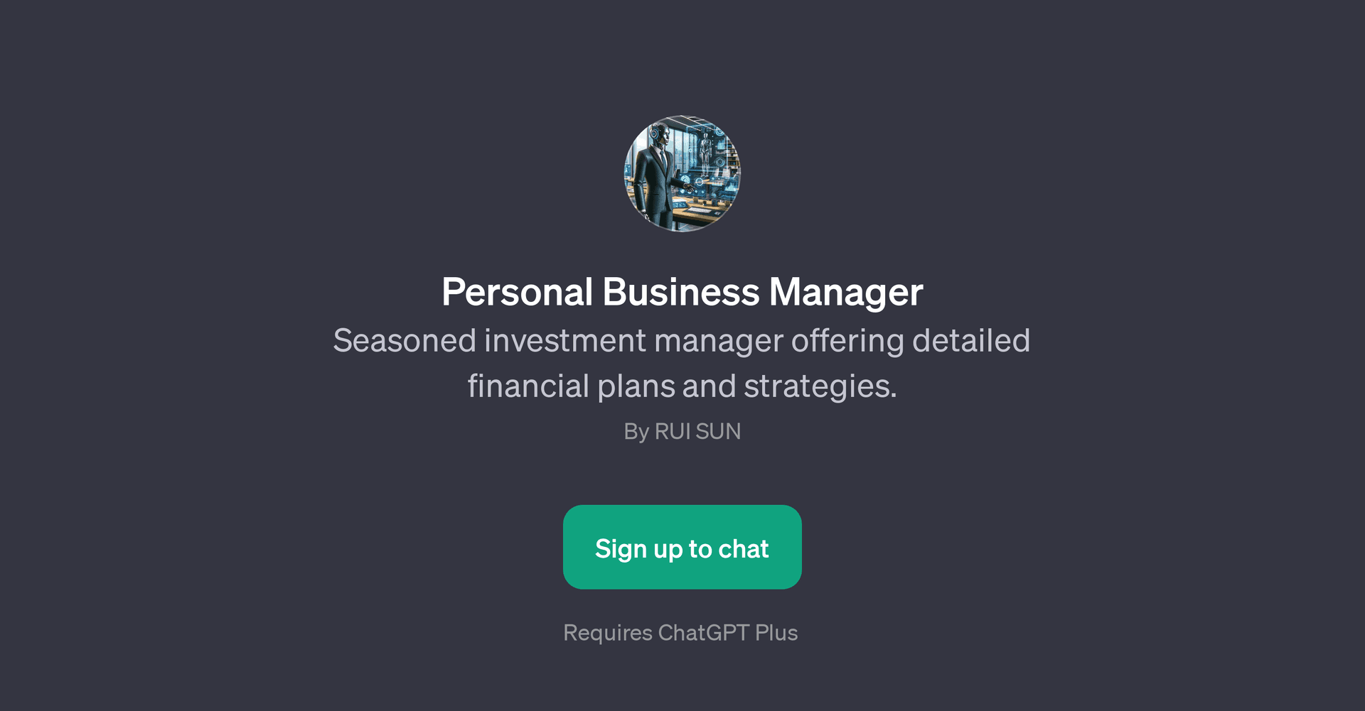 Personal Business Manager