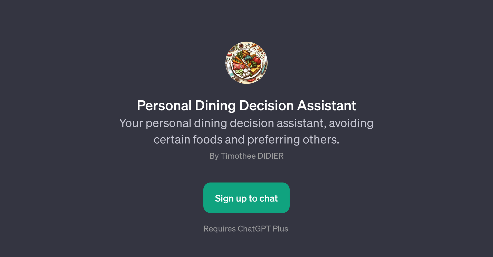 Personal Dining Decision Assistant