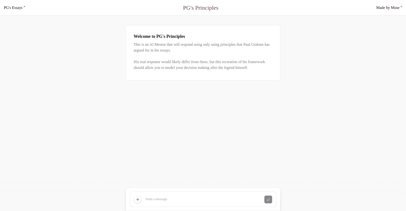 PGS Principles