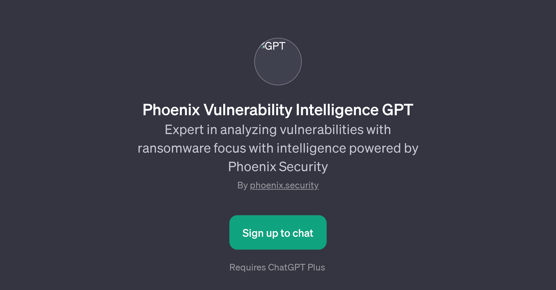 Phoenix Vulnerability Intelligence GPT