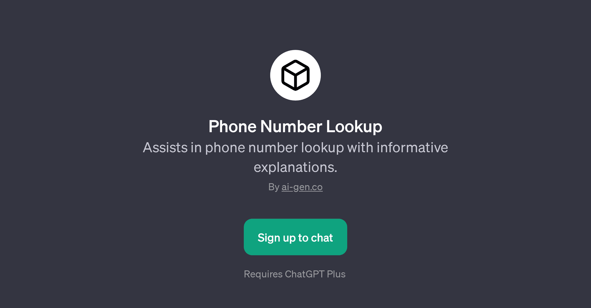 Phone Number Lookup