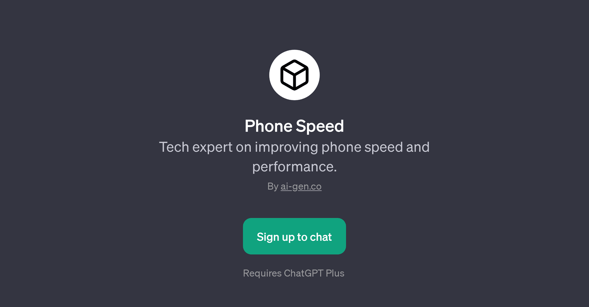 Phone Speed