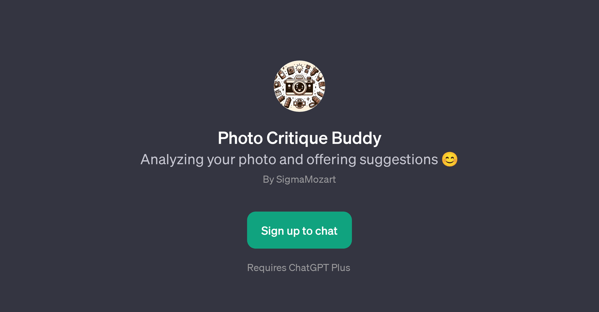 Photo Critique Buddy