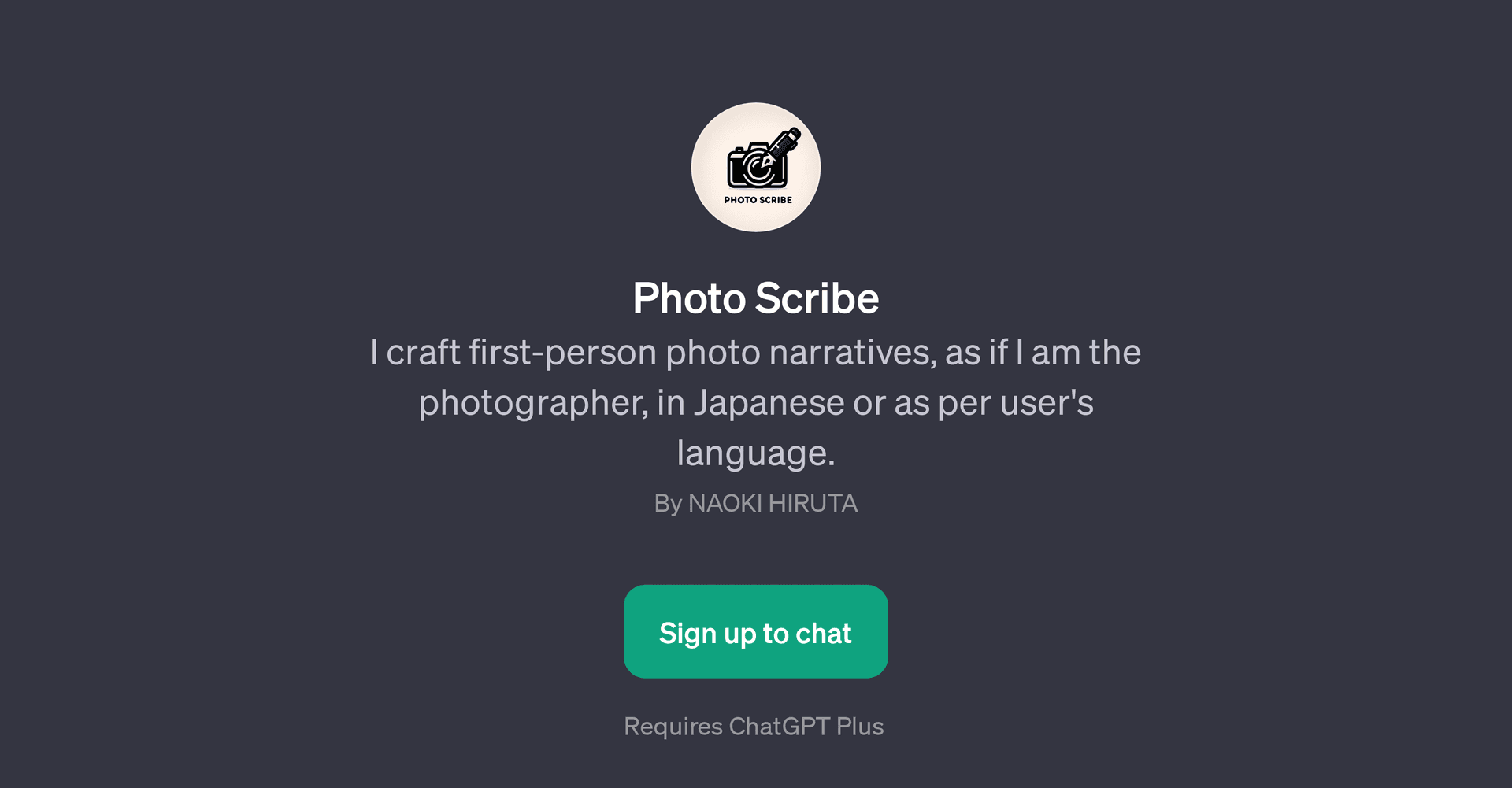 Photo Scribe