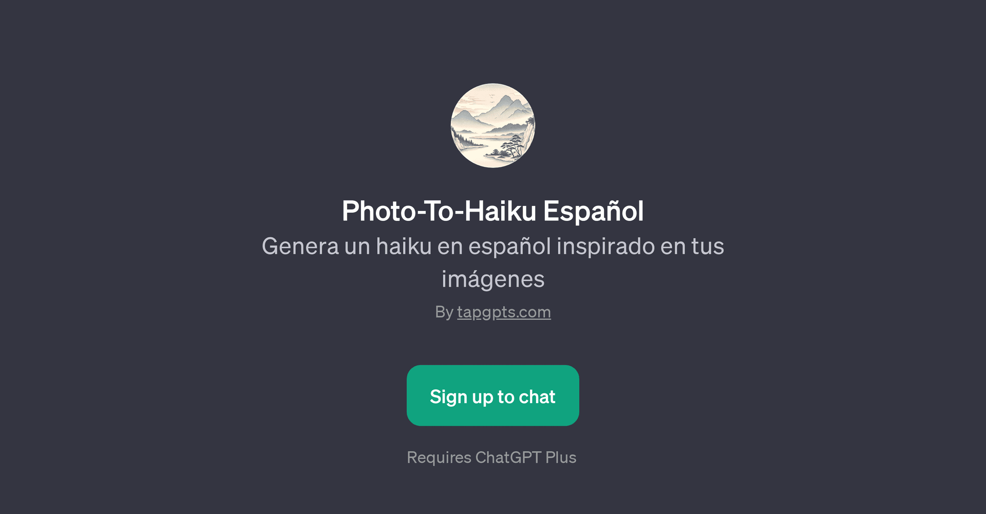 Photo-To-Haiku Espaol