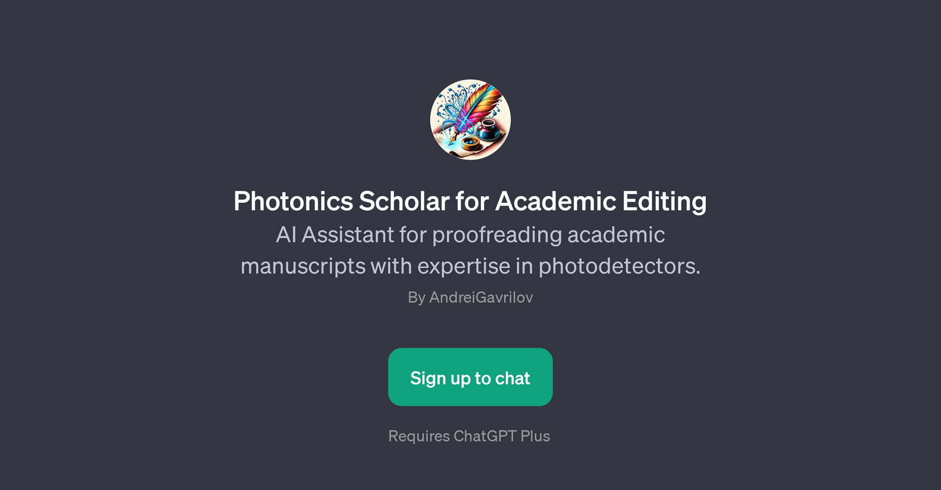 Photonics Scholar for Academic Editing