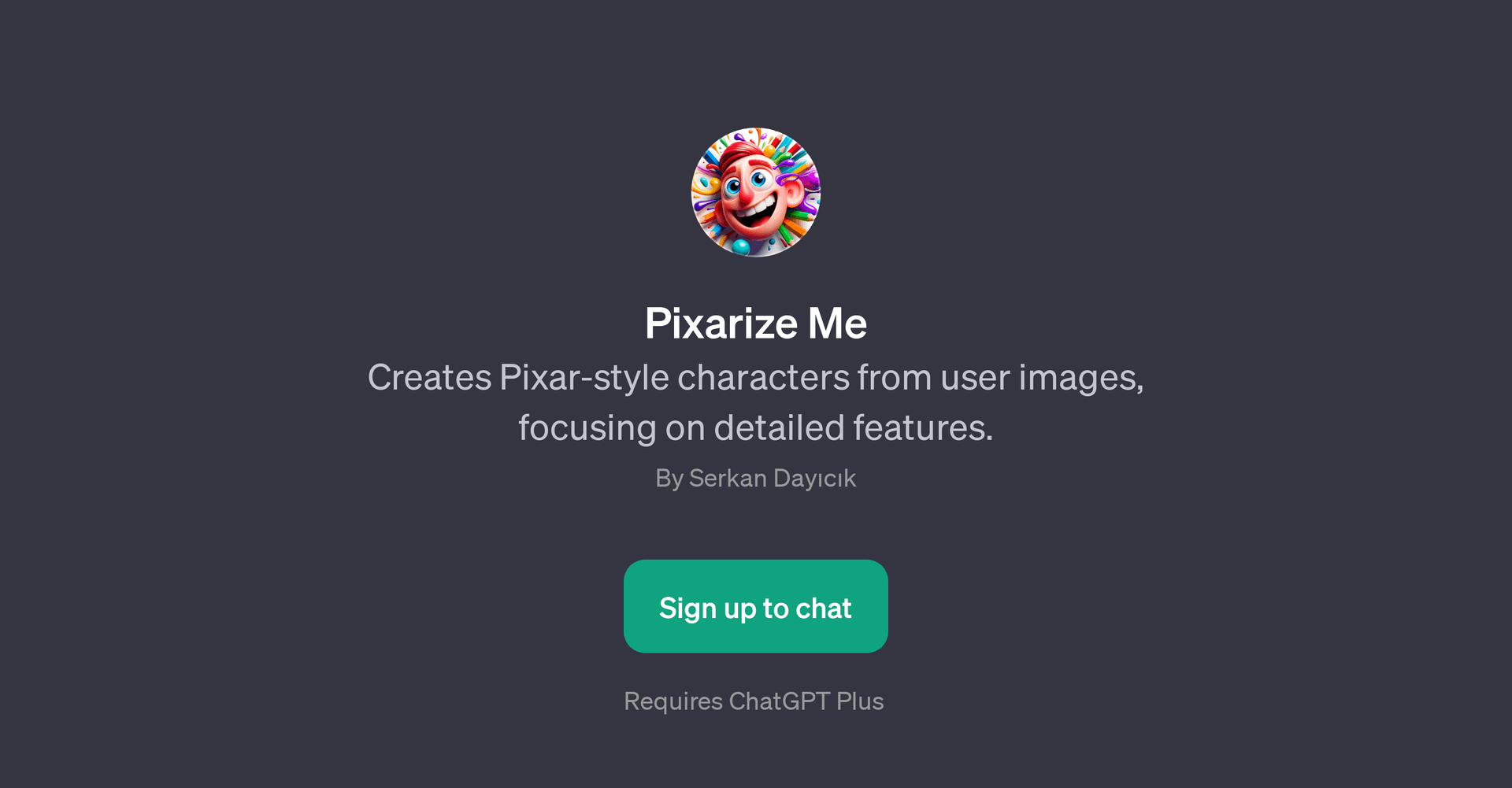 Pixarize Me