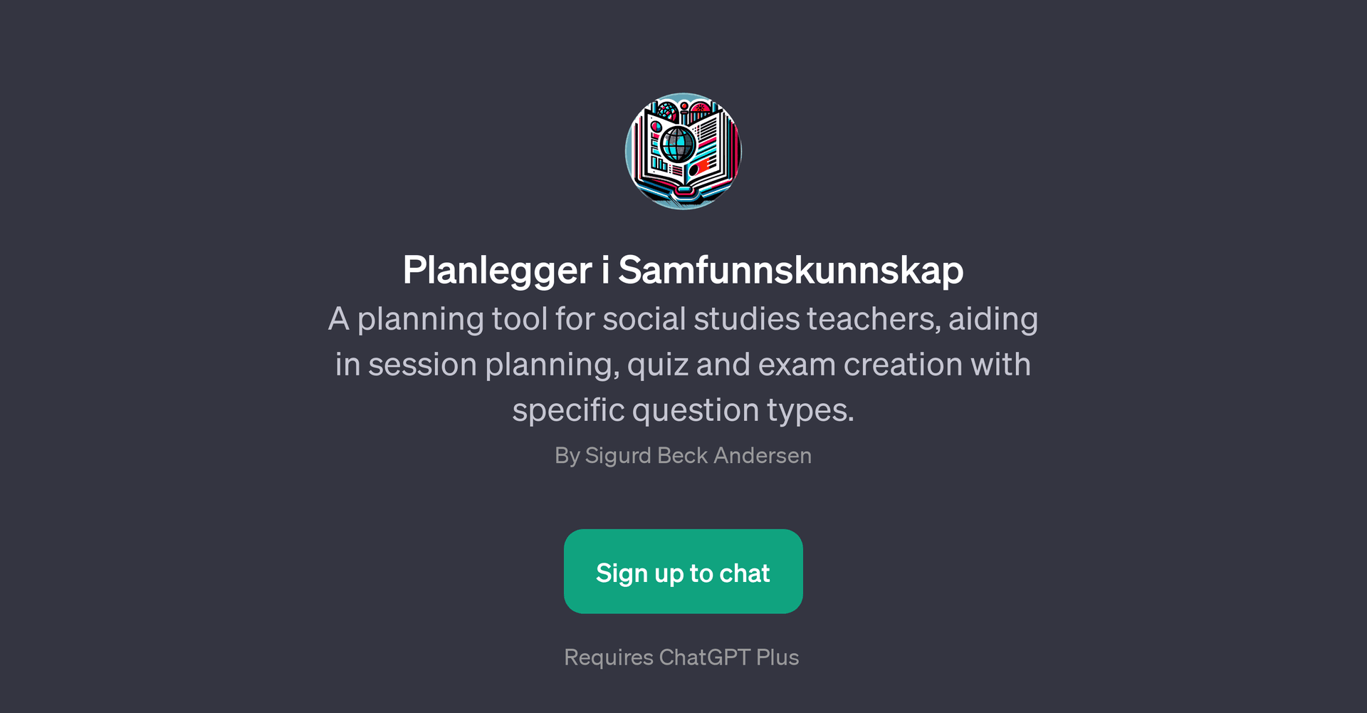 Planlegger i Samfunnskunnskap